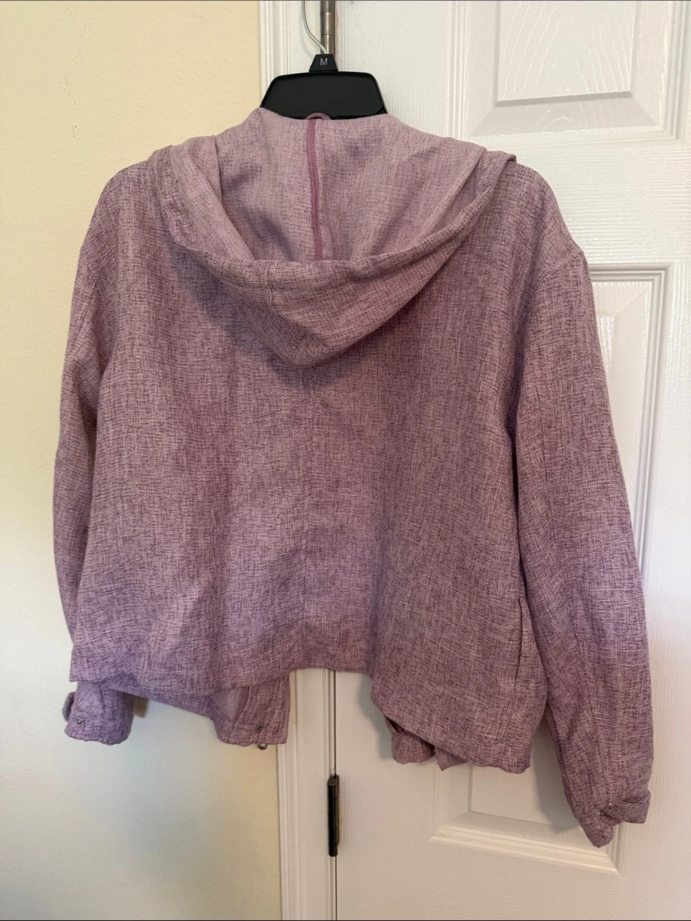 Avec Les Filles Light Purple Hooded Utility Jacket